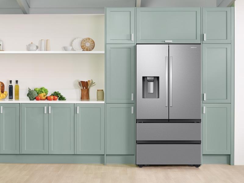30 cu. ft. Mega Capacity 4-Door French Door Refrigerator with Four Types of Ice in Stainless Steel