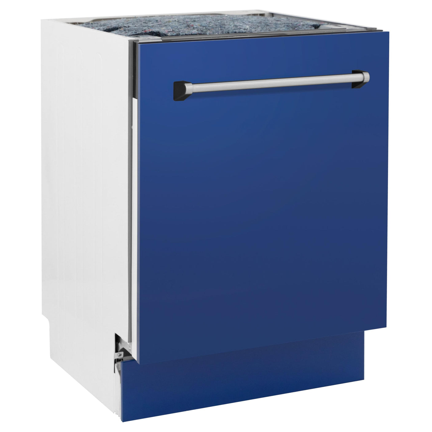 ZLINE 24" Tallac Series 3rd Rack Dishwasher with Traditional Handle, 51dBa (DWV-24) [Color: Blue Matte]