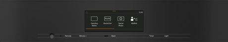 H 7840 BM AM Clean Touch Steel - 24" compact speed oven in a perfectly combinable design with automatic programs and roast probe.