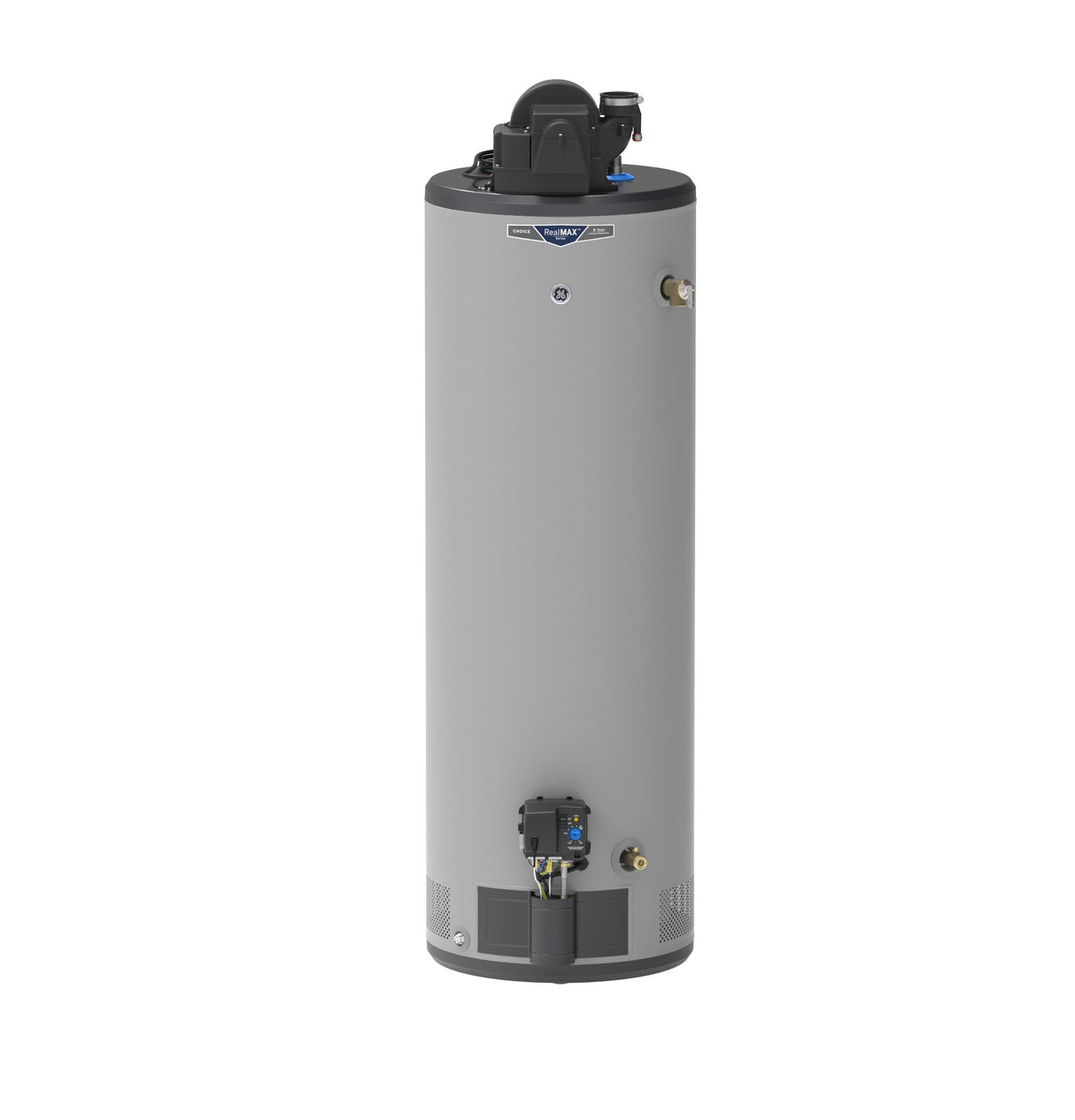 GE RealMAX Choice 40-Gallon Tall Liquid Propane Power Vent Water Heater