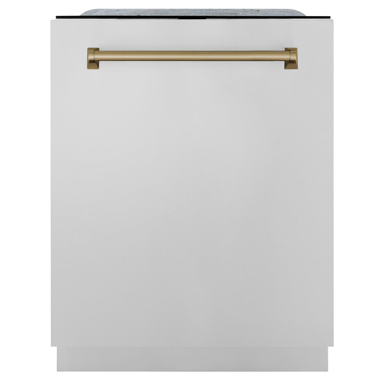 ZLINE Autograph Edition 24" 3rd Rack Top Touch Control Tall Tub Dishwasher in Stainless Steel with Accent Handle, 45dBa (DWMTZ-304-24) [Color: Champagne Bronze]