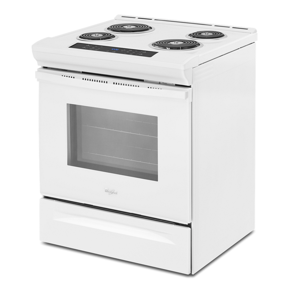 4.8 cu. ft. Guided Electric Front Control Coil Range