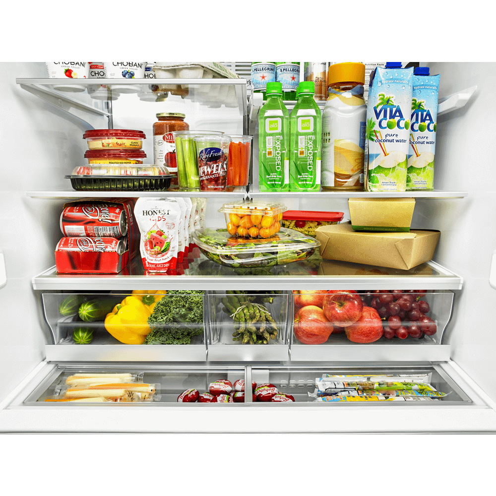36-inch Wide Double Drawer French Door Refrigerator with Dual Cooling System - 26 cu. ft.