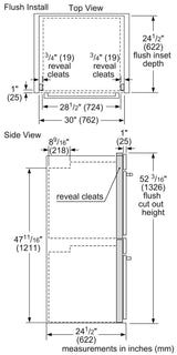800 Series, 30", Double Wall Oven, SS, EU conv./Thermal, Touch Control