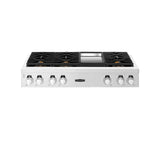 48-inch Gas Pro Rangetop 6 Burners and Griddle