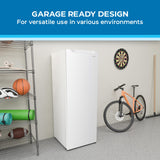Avanti Garage Ready Vertical Freezer, 7 cu. ft, in White (AV701VFB0W)