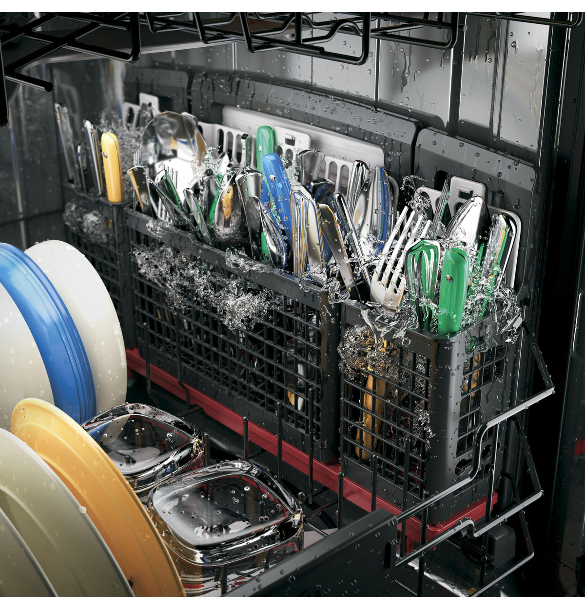GE Profile™ Stainless Steel Interior Dishwasher with Hidden Controls