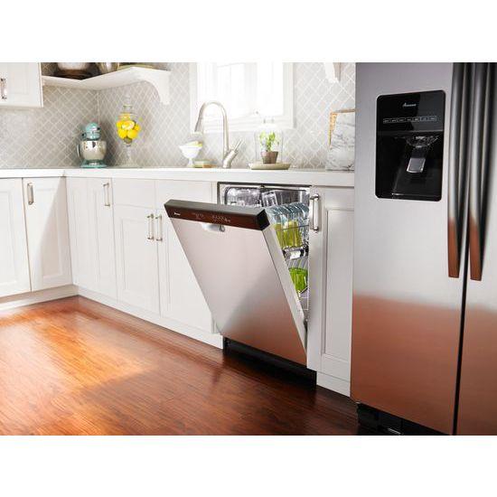 Dishwasher with Stainless Steel Interior - stainless steel