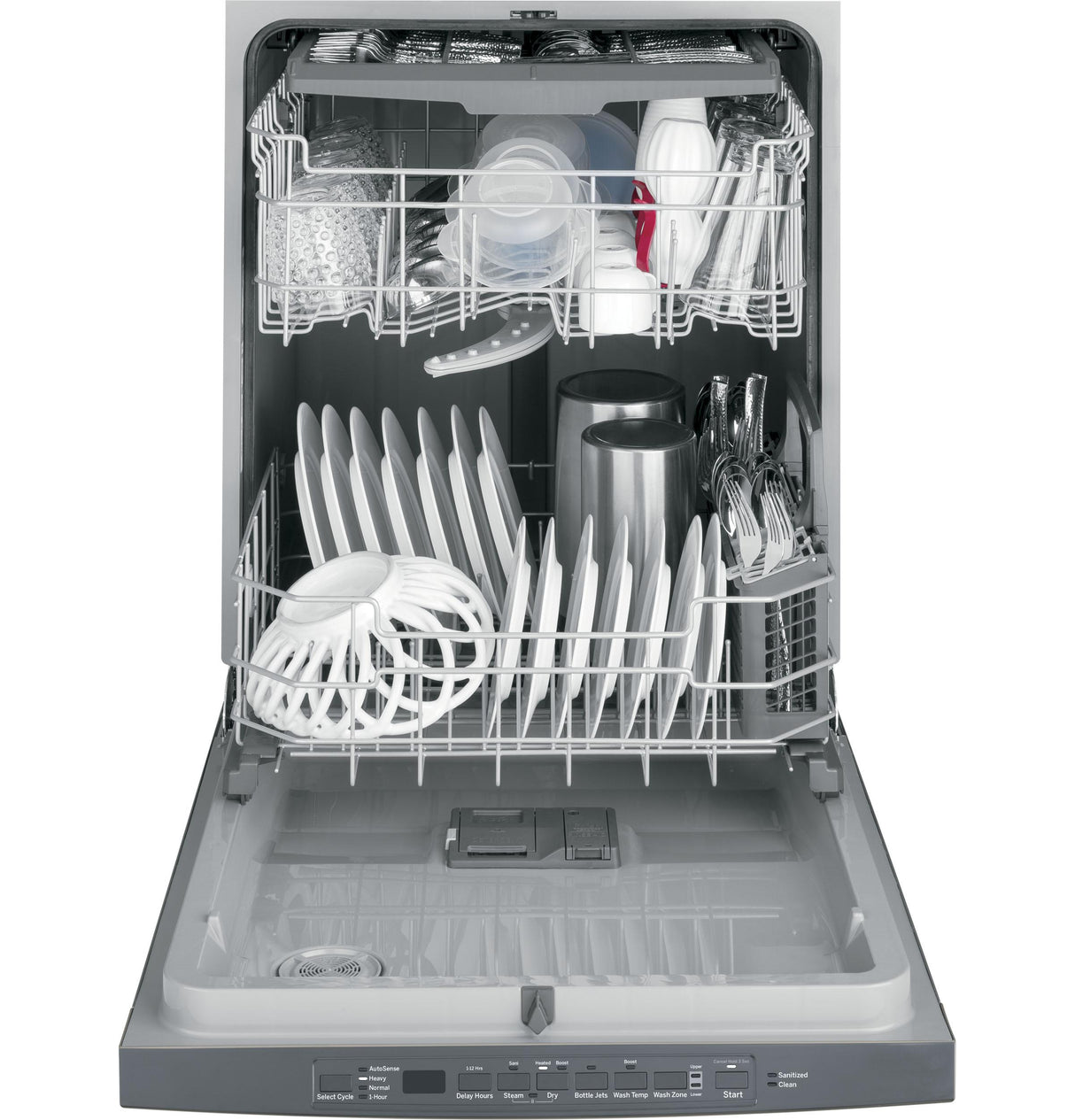GE® ENERGY STAR® Top Control with Plastic Interior Dishwasher with Sanitize Cycle & Dry Boost
