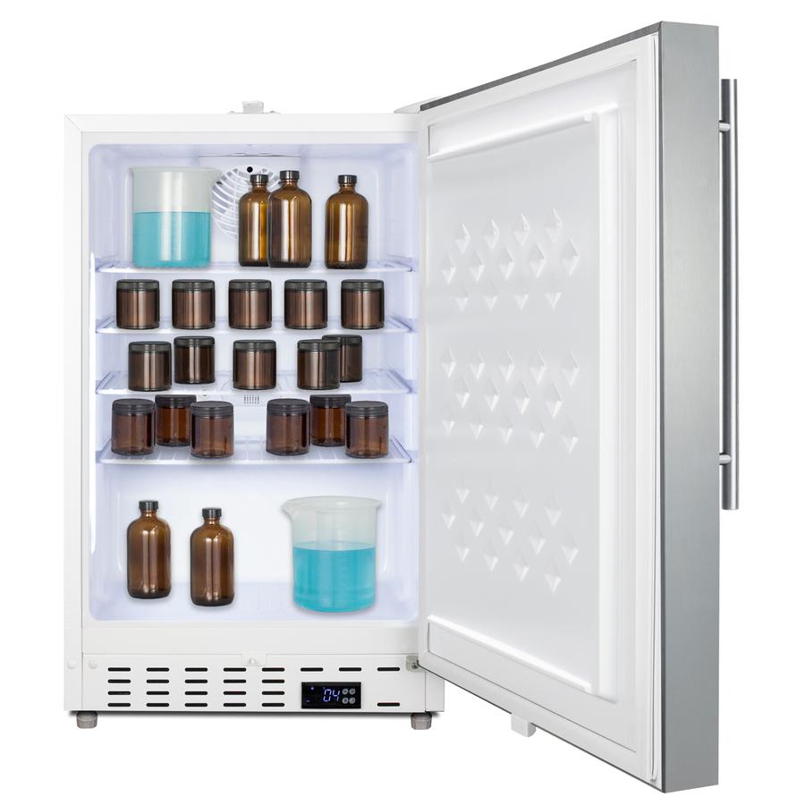 20" Wide Built-in Healthcare All-refrigerator, ADA Compliant