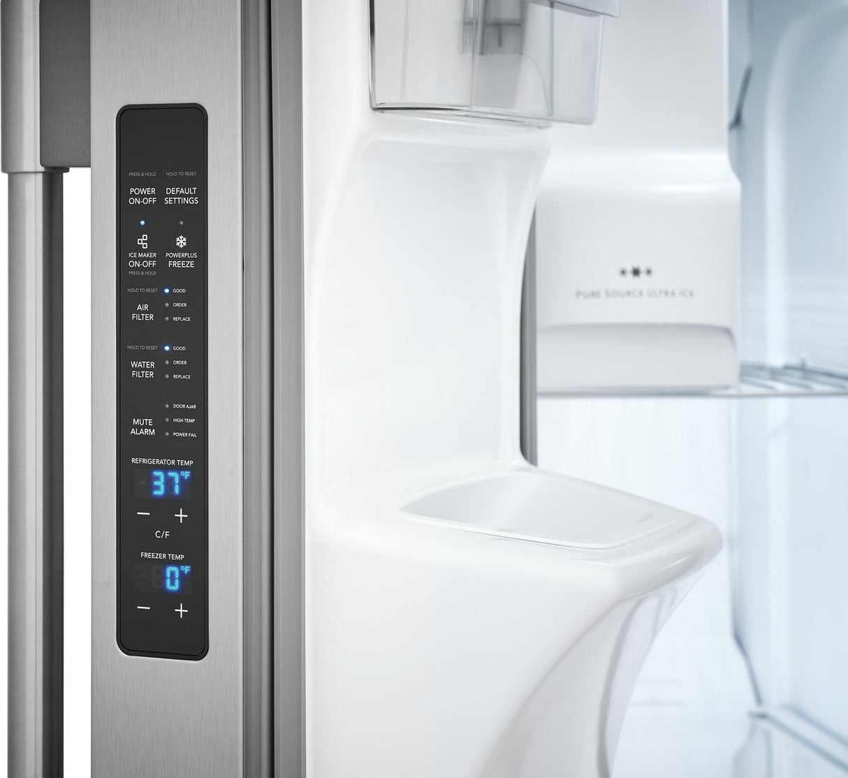 Frigidaire Professional 22.0 Cu. Ft. Counter-Depth Side-by-Side Refrigerator