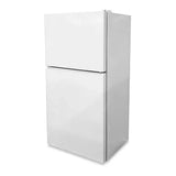 Verona VEFTF3324RWH 33 inch Top Freezer Refrigerator with 24 cu. ft. Total Capacity, Reversible Doors, Recessed Handle, Energy Star (White)