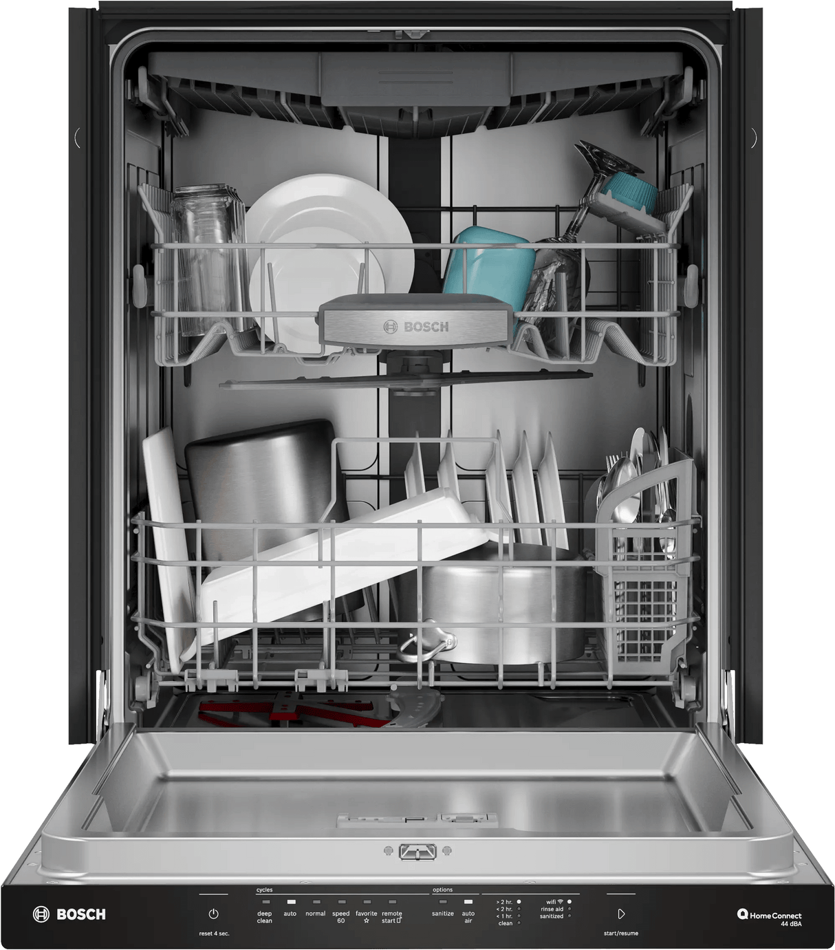 500 Series, built-under dishwasher, 24'', Brushed steel anti-fingerprint