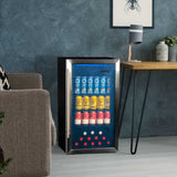 Danby 3.1 cu. ft. Free-Standing Beverage Center in Stainless Steel