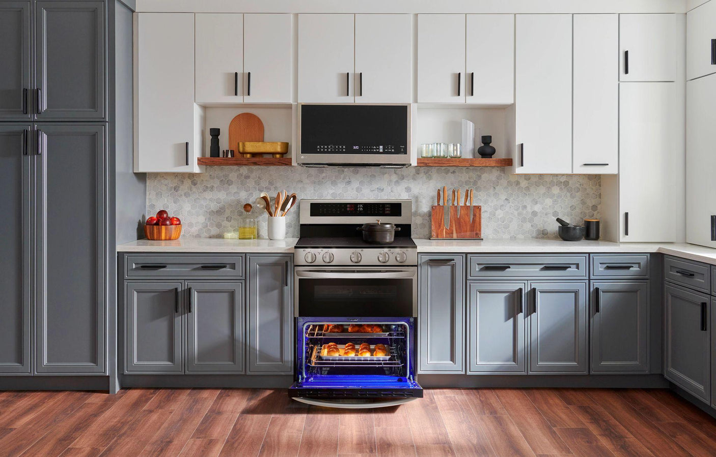7.3 cu. ft. Smart Electric Double Oven Freestanding Range with ProBake Convection®, Air Fry & Air Sous Vide
