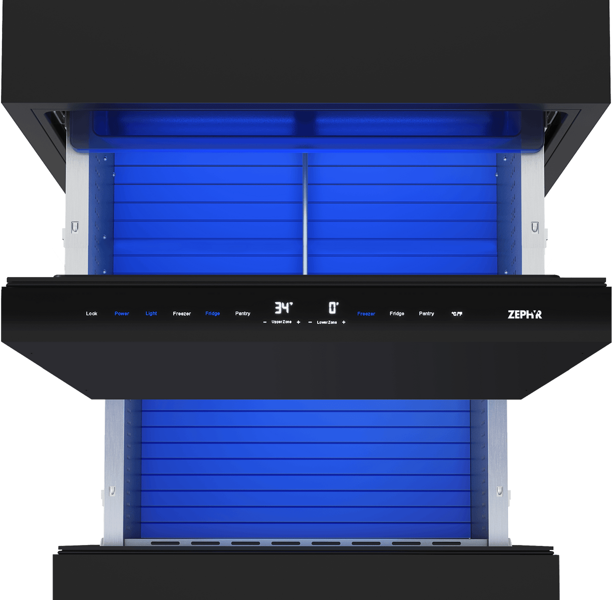 Presrv Refrigerator Freezer Drawers, 24in, Panel Ready