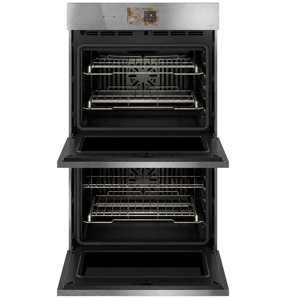 CAF(EBACK)™ 30" Smart Built-In Convection Double Wall Oven in Platinum Glass