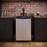 Danby 5.4 cu. ft. Dual-Tap Keg Cooler in Stainless Steel Look