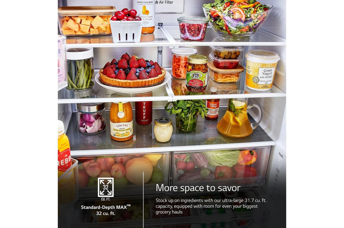 32 cu. ft. Smart Standard-Depth MAX™ French Door Refrigerator