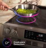 GE Profile™ ENERGY STAR® 30" Smart Slide-In Induction and Convection Range with No Preheat Air Fry and EasyWash™ Oven Tray