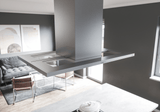 Modena, Island, 90cm, SS+Glass, LED, ACT