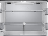 Bespoke 23 cu. ft. Counter Depth 4-Door French Door Refrigerator with AI Hybrid Cooling & Beverage Center™ in Stainless Steel