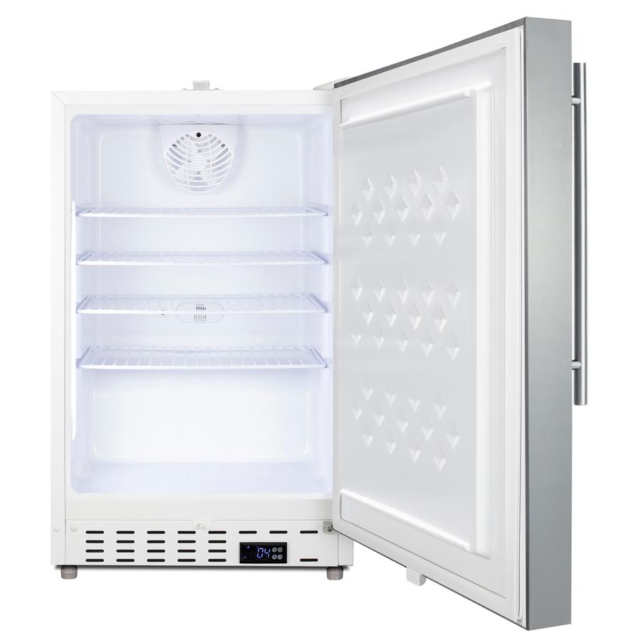 20" Wide Built-in Healthcare All-refrigerator, ADA Compliant