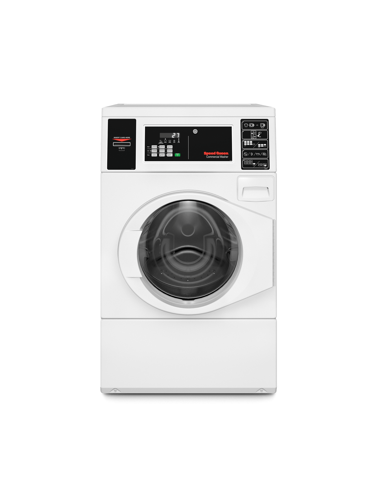 Commercial Front Load Washer Prep for Card