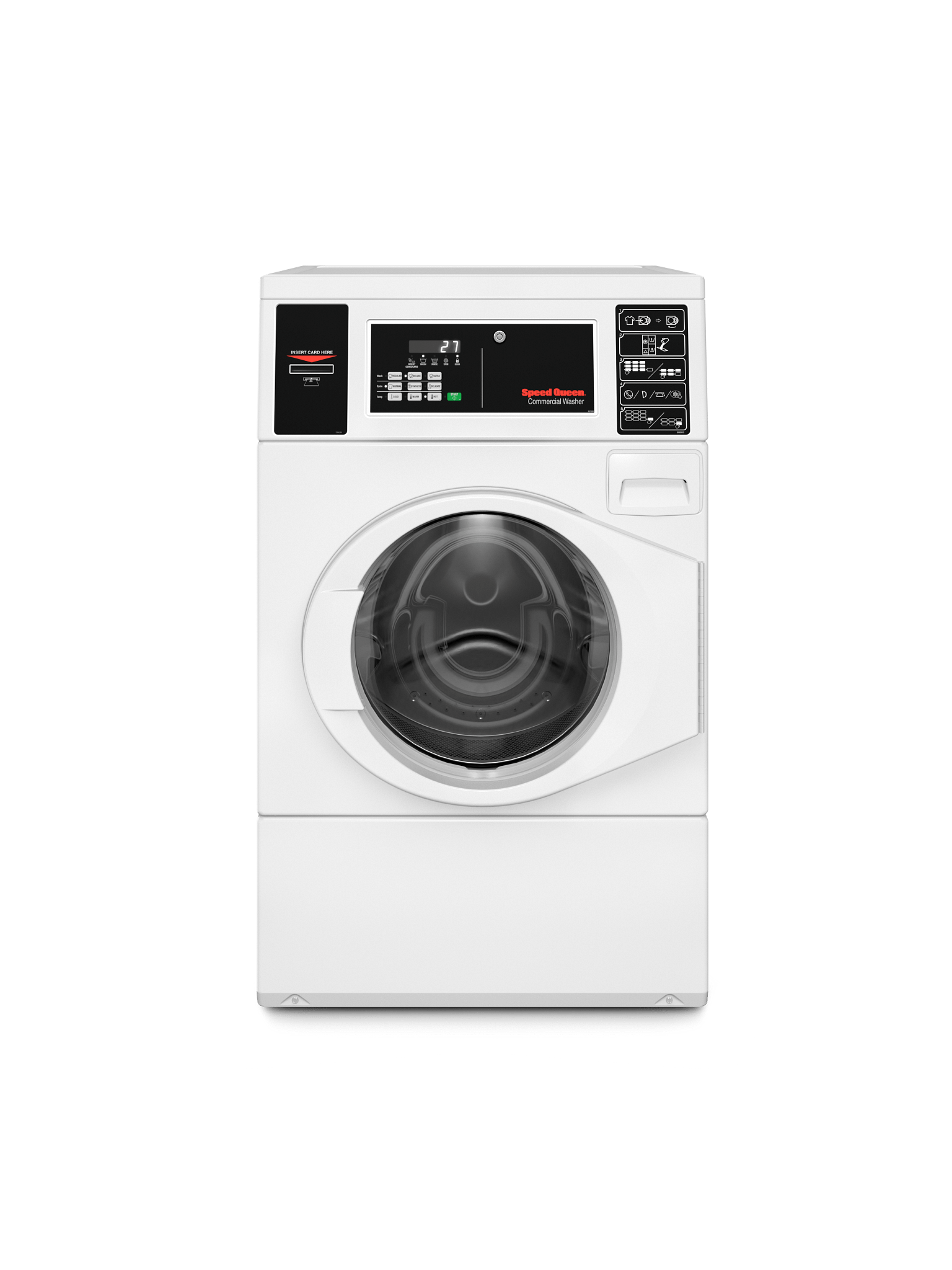 Commercial Front Load Washer Prep for Card