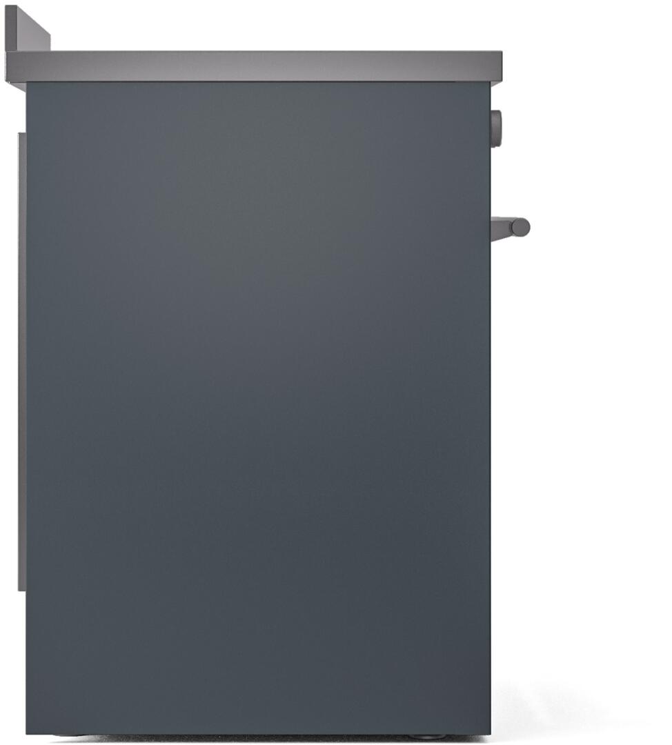 Professional Plus II 30 Inch Electric Freestanding Range in Blue Grey with Trim