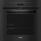 H 7263 BP Obsidian black - 24" oven with clear text display, connectivity, and Self Clean.
