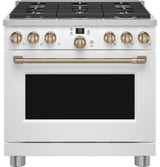 Café™ 36" Smart Dual-Fuel Commercial-Style Range with 6 Burners (Natural Gas)