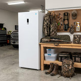 Avanti MaxxSpace Insulation™ Technology Garage-Ready Frost-Free Convertible Upright Freezer, 21 cu. ft., ENERGY STAR, White (AV210VFLJM0W)