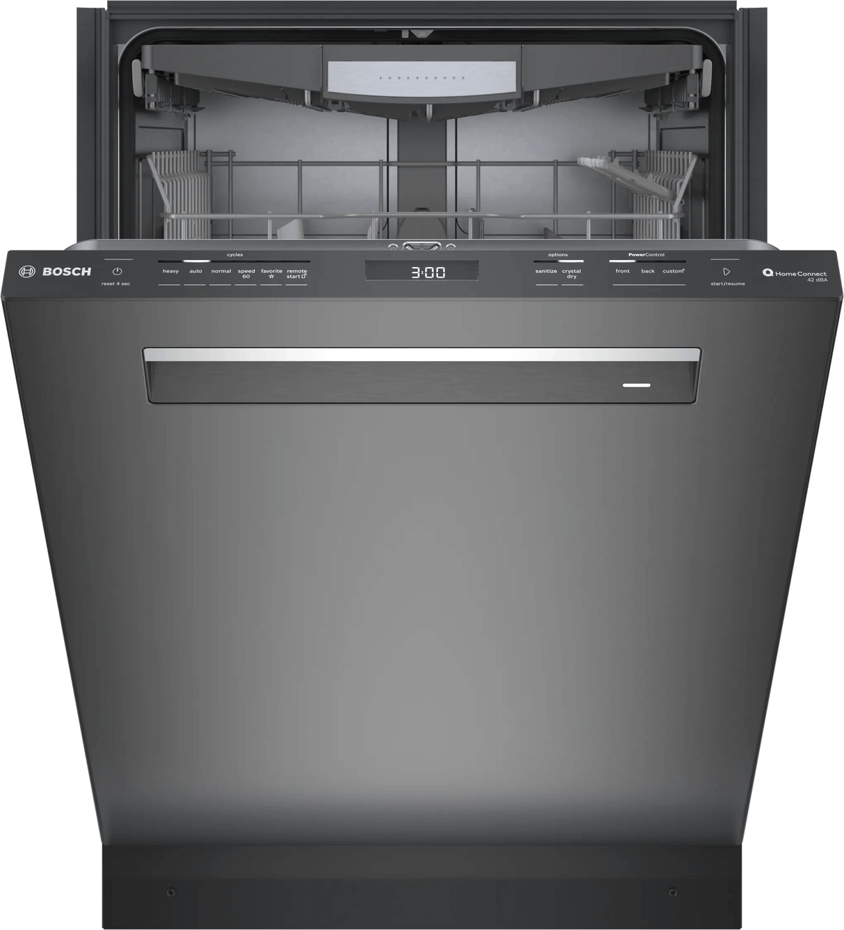 800 Series Dishwasher 24" Brushed black steel anti-fingerprint