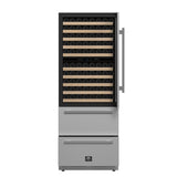 Forno Celano 30-Inch Dual Zone Wine Cooler and Beverage Cooler, 21.3 cu.ft, Stainless Steel