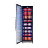Forno Cesinali 24-Inch Built-In Beverage Cooler, 15.8 cu.ft, Stainless Steel, Dual Temperature Zones, LED Interior Lighting, Adjustable Shelves