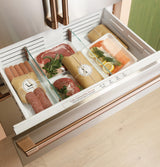 CAFE™ 36" Panel-Ready Integrated Bottom-Freezer Refrigerator - Right Swing