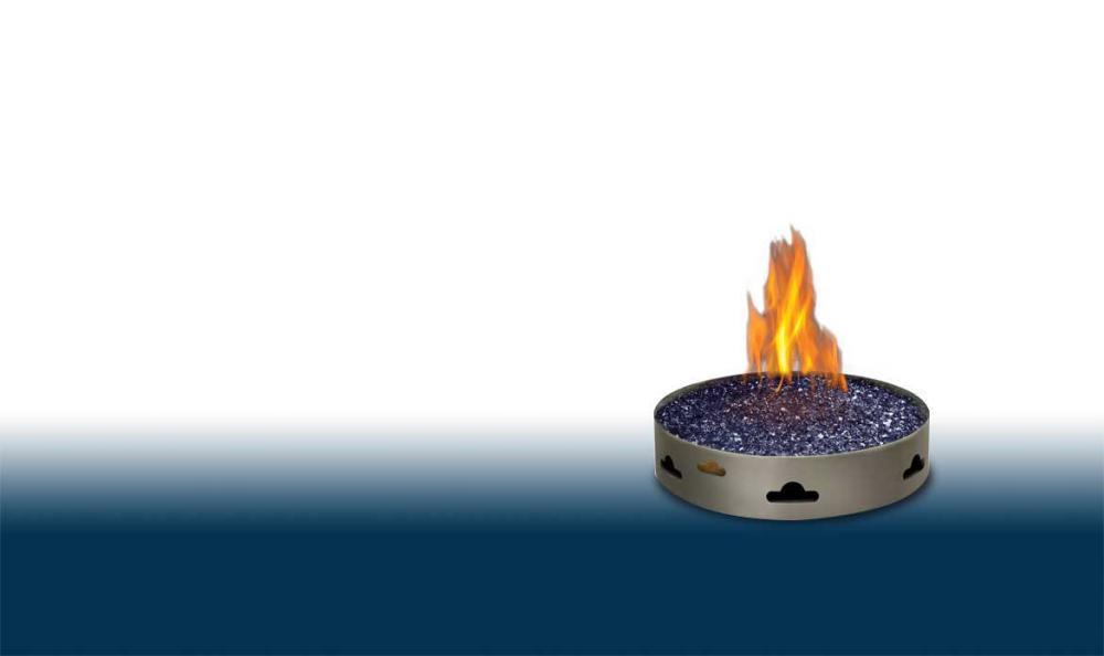 Blue Glass Embers Media Kit for Patioflames