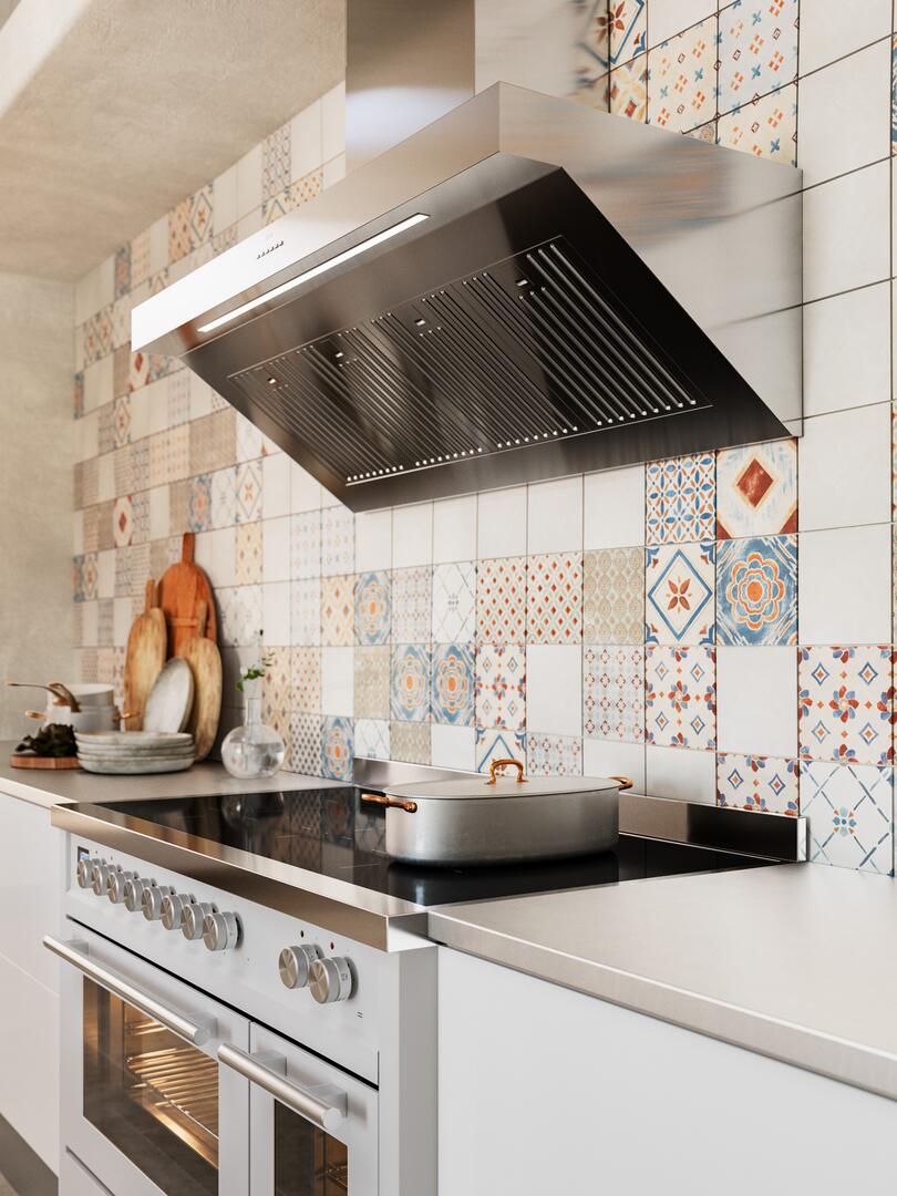 Professional Plus 40 Inch Stainless Steel Wall Mount Convertible Range Hood