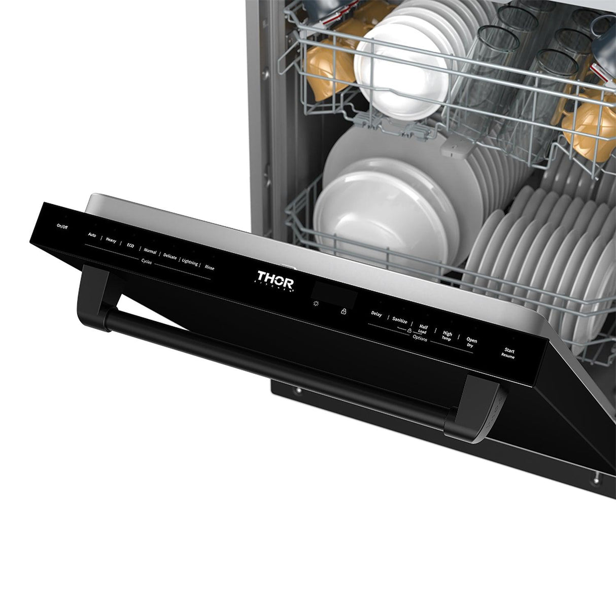 24 Inch Top Control Built-in Dishwasher In Black