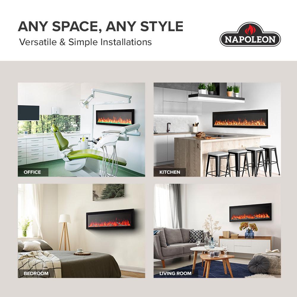 Entice? 42 Wall-Hanging Electric Fireplace