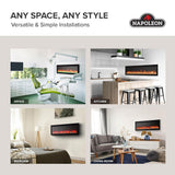 Entice? 42 Wall-Hanging Electric Fireplace