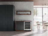 KWT 6322 UG Stainless steel/CleanSteel - Built-under wine storage unit with FlexiFrame and Push2open for greater versatility and top-quality design.