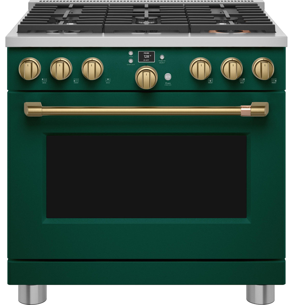 Café™ 36" Smart Dual-Fuel Commercial-Style Range with 6 Burners (Natural Gas)