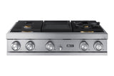 36" Rangetop, Graphite, Natural Gas