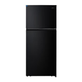 Verona VEFTF2817RBK 28 inch Top Freezer Refrigerator with 17.6 cu. ft. Total Capacity, Reversible Doors, Recessed Handle, Energy Star (Black)