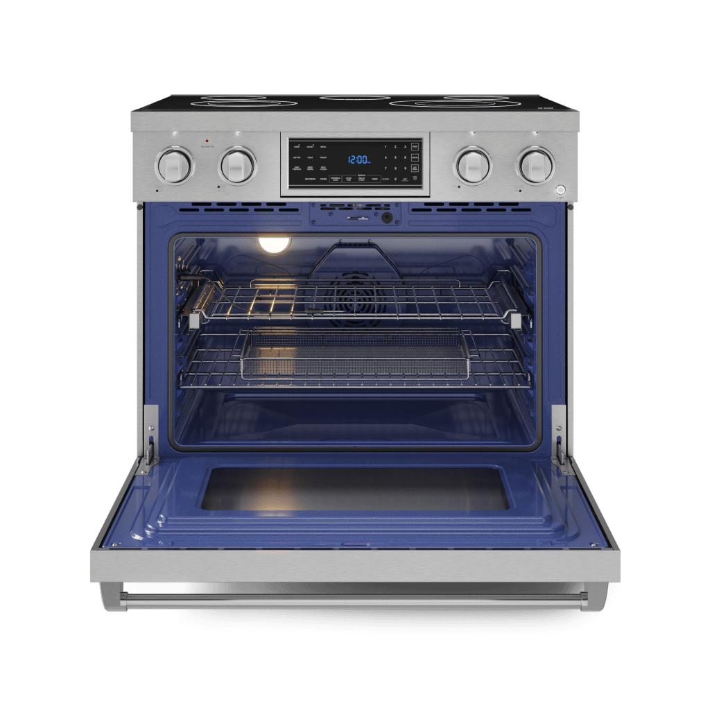 36 Inch Professional Electric Range With Tilt Panel Touch Control In Stainless Steel  Gordon Ramsay Series