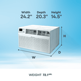Element Through-the-Wall 14,000 BTU, 230V Air Conditioner - White (ETTW14EV)