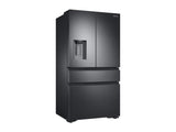 23 cu. ft. Counter Depth 4-Door French Door Refrigerator in Black Stainless Steel