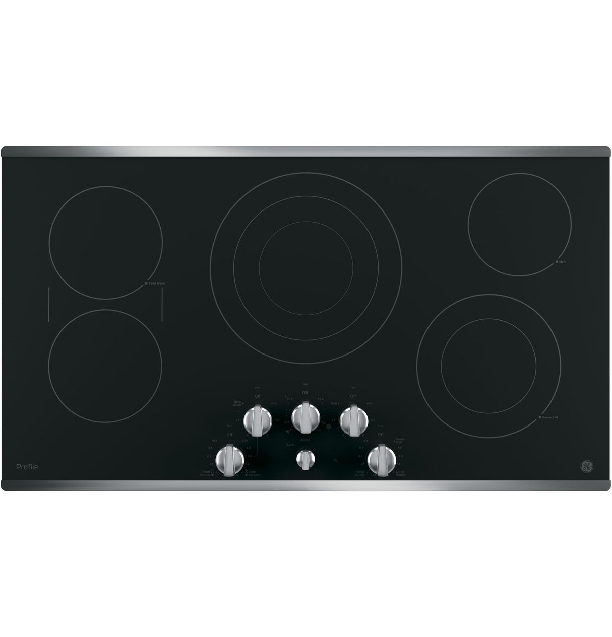 GE Profile™ 36" Built-In Knob Control Cooktop